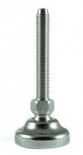 Stainless steel feet – heavy load – Stainless steel adjustable feet Ø 30, 30° tilting screw